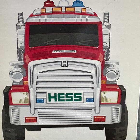 HESS 2015 COLLECTABLE TOY FIRE TRUCK AND LADDER RESCUE - NIB, UNOPENED; UNUSED - Picture 4 of 6